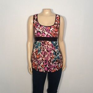 Trina Turk fun animal print top